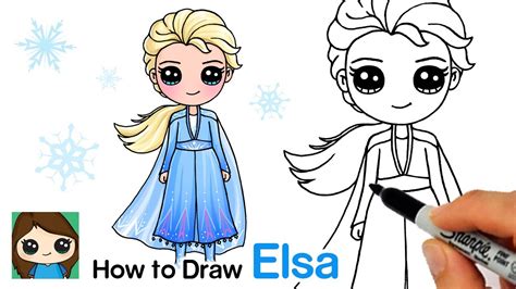 how to draw elsa|easy elsa drawings small.